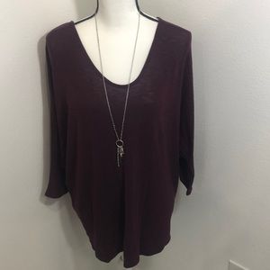 Laila Jayde 3/4 sleeve knit tunic Size Large